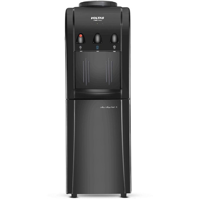 Voltas Mini Magic Pearl R 500 Watts Water Dispenser with Refrigerator (Black, Standard Size)